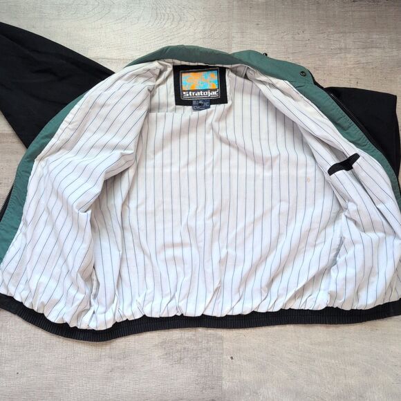 VTG Stratojac Men's Coat Jacket Black Size M - Picture 4 of 9